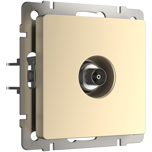 W1183011 ТВ-розетка оконечная  (шампань) Antik Werkel a050856