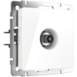 W1184001 ТВ-розетка проходная  (белая) Antik Werkel a051116