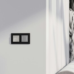 W1151217 Умный сенсорный терморегулятор для теплого пола (дымчатый) Werkel a065138