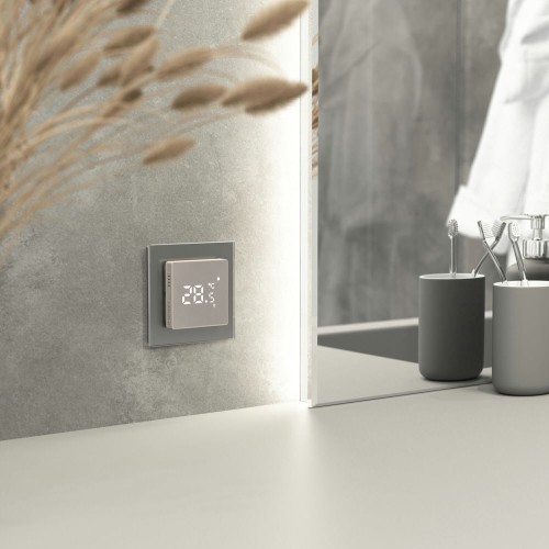 W1151217 Умный сенсорный терморегулятор для теплого пола (дымчатый) Werkel a065138
