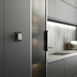 W1151217 Умный сенсорный терморегулятор для теплого пола (дымчатый) Werkel a065138