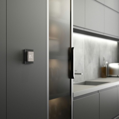 W1151217 Умный сенсорный терморегулятор для теплого пола (дымчатый) Werkel a065138