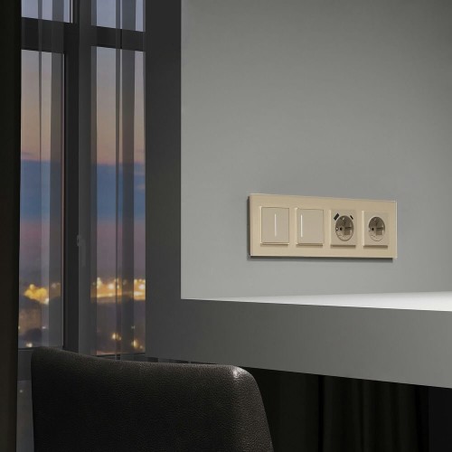 W4513011 Умный сенсорный выключатель одноклавишный (шампань) Werkel a064145