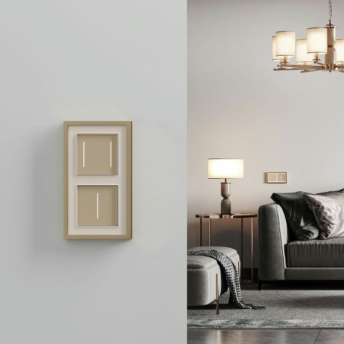 W4513011 Умный сенсорный выключатель одноклавишный (шампань) Werkel a064145