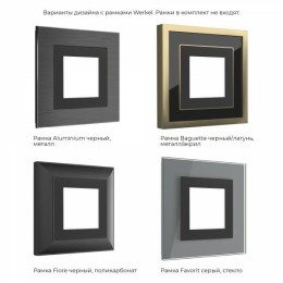 W1154308 Встраиваемая LED подсветка черный матовый Werkel a051613