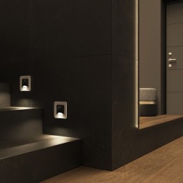 W1154408 Встраиваемая LED подсветка Moon Черный матовый Werkel a060196