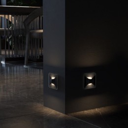 W1154508 Встраиваемая LED подсветка Moon черный матовый Werkel a060197