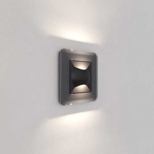 W1154508 Встраиваемая LED подсветка Moon черный матовый Werkel a060197