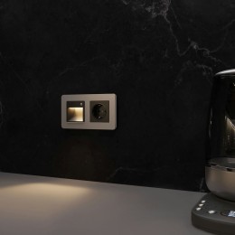 W1154608 Встраиваемая LED подсветка три режима с датчиком движения (черный матовый) Werkel a062471