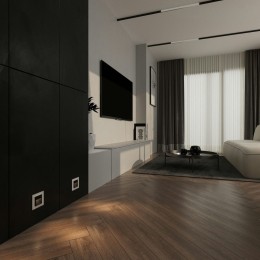 W1154608 Встраиваемая LED подсветка три режима с датчиком движения (черный матовый) Werkel a062471