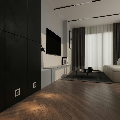 W1154608 Встраиваемая LED подсветка три режима с датчиком движения (черный матовый) Werkel a062471