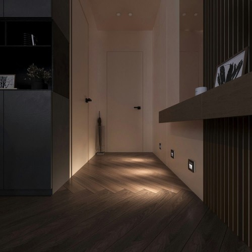 W1154606 Встраиваемая LED подсветка три режима с датчиком движения (серебряный) Werkel a062472