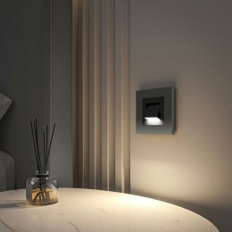 W1154708 Встраиваемая LED подсветка Turn (черный матовый) Werkel a064562