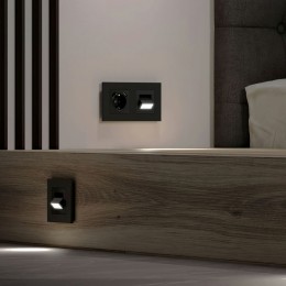 W1154708 Встраиваемая LED подсветка Turn (черный матовый) Werkel a064562