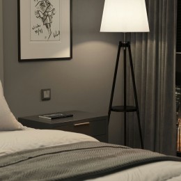 W1122165 Выключатель двухклавишный проходной с подсветкой (серебряный матовый) Werkel a063616