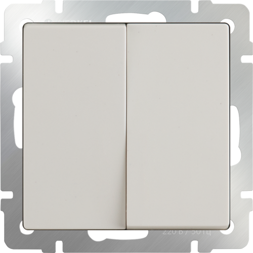 W1120003 Выключатель двухклавишный (слоновая кость) Antik Werkel a051475