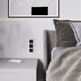 W1110048 Выключатель одноклавишный (черный акрил) Werkel a064024