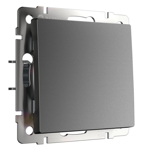 W1110064 Выключатель одноклавишный (графит матовый) Werkel a063095