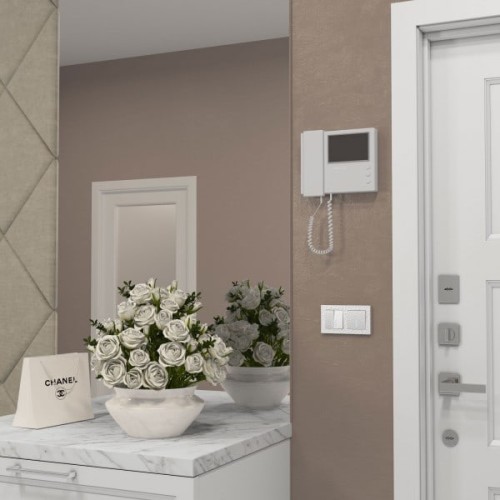 W1212101 Выключатель одноклавишный проходной с подсветкой (белый) Hammer Werkel a052028