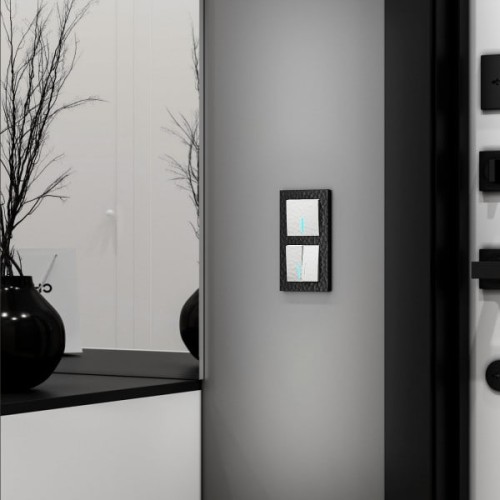 W1210101 Выключатель одноклавишный с подсветкой (белый) Hammer Werkel a052030