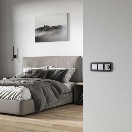 W1110165 Выключатель одноклавишный с подсветкой (серебряный матовый) Werkel a063607