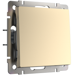 W1110011 Выключатель одноклавишный (шампань) Antik Werkel a050869