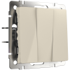 WL03-SW-3G-ivory Выключатель трехклавишный (слоновая кость) Antik Werkel a033750 a051488
