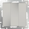WL03-SW-3G-ivory Выключатель трехклавишный (слоновая кость) Antik Werkel a033750 a051488