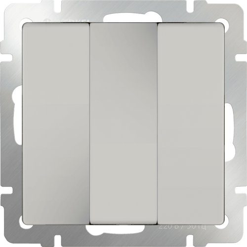 WL03-SW-3G-ivory Выключатель трехклавишный (слоновая кость) Antik Werkel a033750 a051488