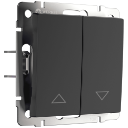 W1124508 Выключатель жалюзи (черный) Antik Werkel a051607