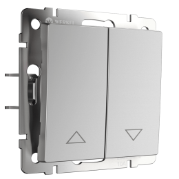 W1124506 Выключатель жалюзи (серебряный) Antik Werkel a051511