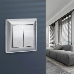 W1124506 Выключатель жалюзи (серебряный) Antik Werkel a051511