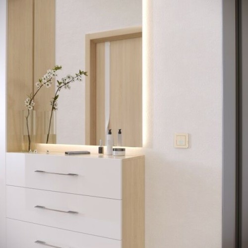 W0012611 Рамка на 1 пост (шампань) Platinum Werkel a059210