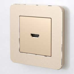 W0012611 Рамка на 1 пост (шампань) Platinum Werkel a059210