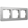 W0032606 Рамка на 3 поста (алюминий) Platinum Werkel a059215
