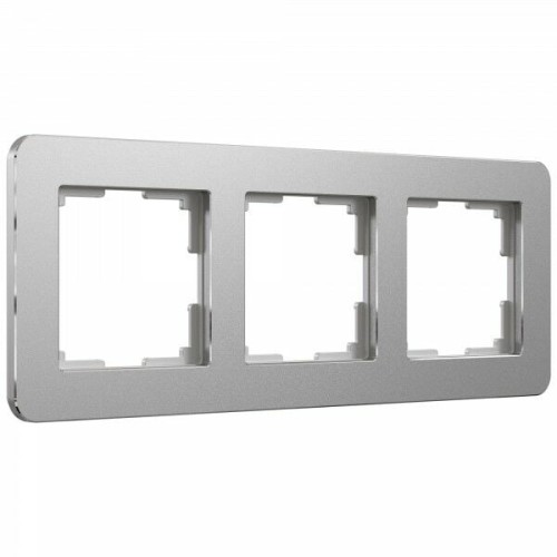 W0032606 Рамка на 3 поста (алюминий) Platinum Werkel a059215