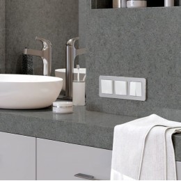 W0032606 Рамка на 3 поста (алюминий) Platinum Werkel a059215