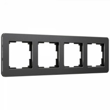 W0042608 Рамка на 4 поста (черная) Platinum Werkel a059219 W0042608 Рамка на 4 поста (черная) Platinum Werkel a059219