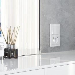 W1110041 Выключатель одноклавишный (белый акрил) Werkel a063996