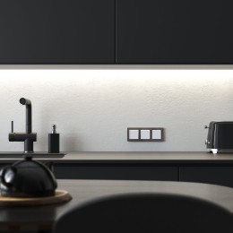 W1110041 Выключатель одноклавишный (белый акрил) Werkel a063996