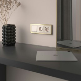 W1119043 Клавиша для выключателя перекрестного (айвори акрил) Werkel a064067