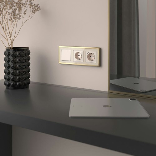 W1119043 Клавиша для выключателя перекрестного (айвори акрил) Werkel a064067