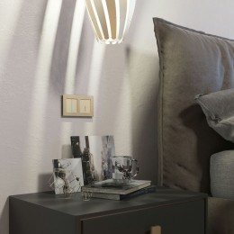 W4510011 Сенсорный выключатель одноклавишный с подсветкой 1000 Вт (шампань) Werkel a057682