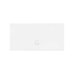 Клавиша выключателя с пиктограммой «звонок» белый матовый Simon 100, 10000017-230