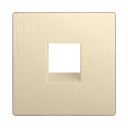 WL10-RJ-11-CP Накладка для телефонной розетки RJ11 (шампань рифленый) Antik Werkel a041447 a051430