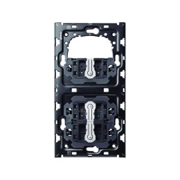 Кит на 2 поста, механизмы: 3 переключателя (проходных) + суппорт Simon 100, 10010214-039