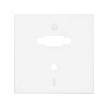 Накладка розетки VGA + Mini-Jack белый матовый Simon 100, 10000091-230