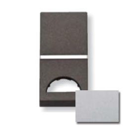 N2101.9 PL Клавиша 1-клавишного 1-модульного выключателя/переключателя/кнопки с окном для шильдика с символом, серия Zenit, цвет серебристый, ABB