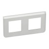 079304 Рамка Mosaic Алюминий 2х2-модульная Legrand