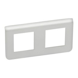 079304 Рамка Mosaic Алюминий 2х2-модульная Legrand